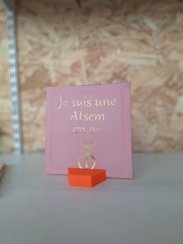 Motif "Je suis une Atsem en Or"
