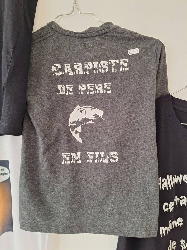 T shirt "Carpiste de père en fils"