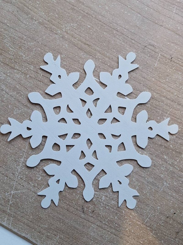 Gros Flocon de noël sans centre