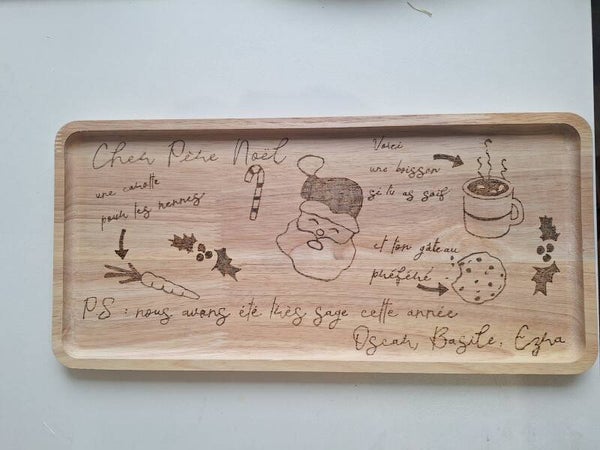 Planche à découper Noel