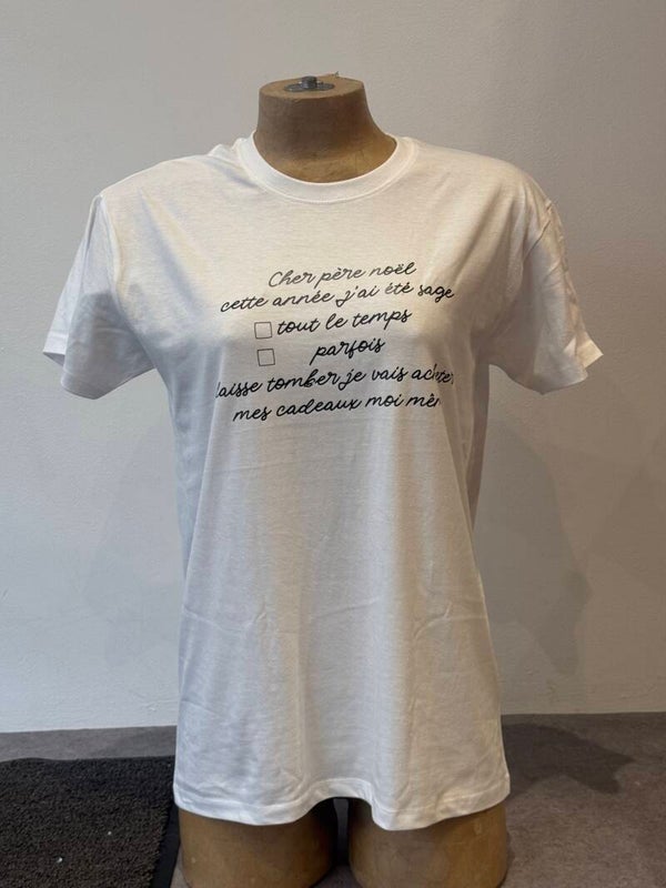 T shirt "Cher Père Noel"