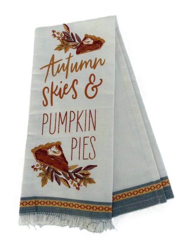 Autumn Skies & Pumpkin Pies Towel