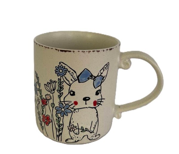 Bunny with Blue Bow Mug