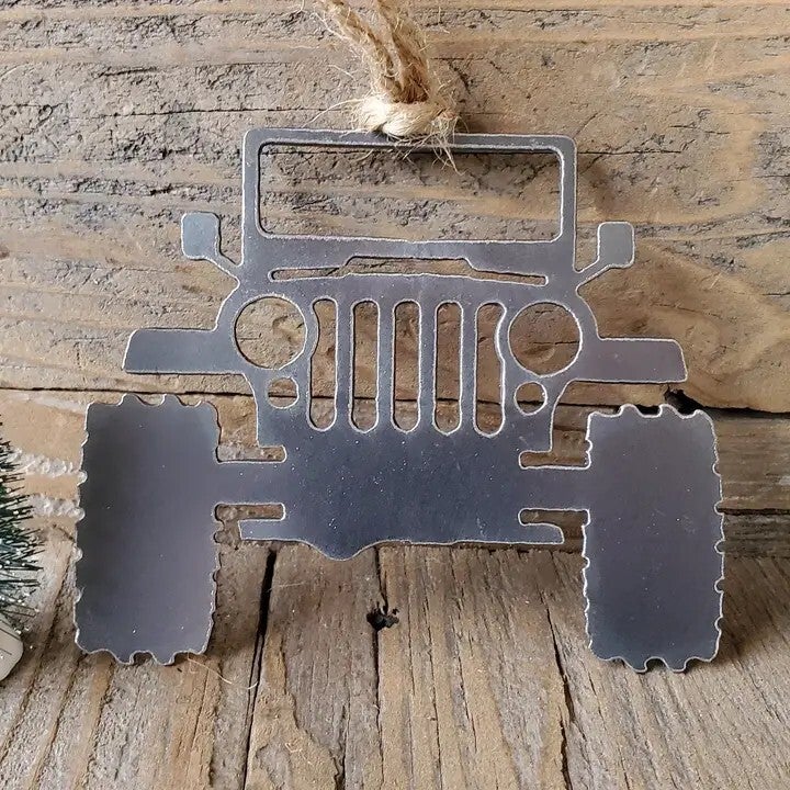 Jeep (CJ) Metal Ornament