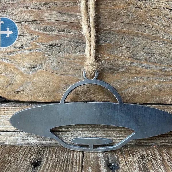 UFO Metal Ornament