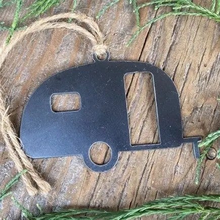 Vintage Camper Metal Ornament