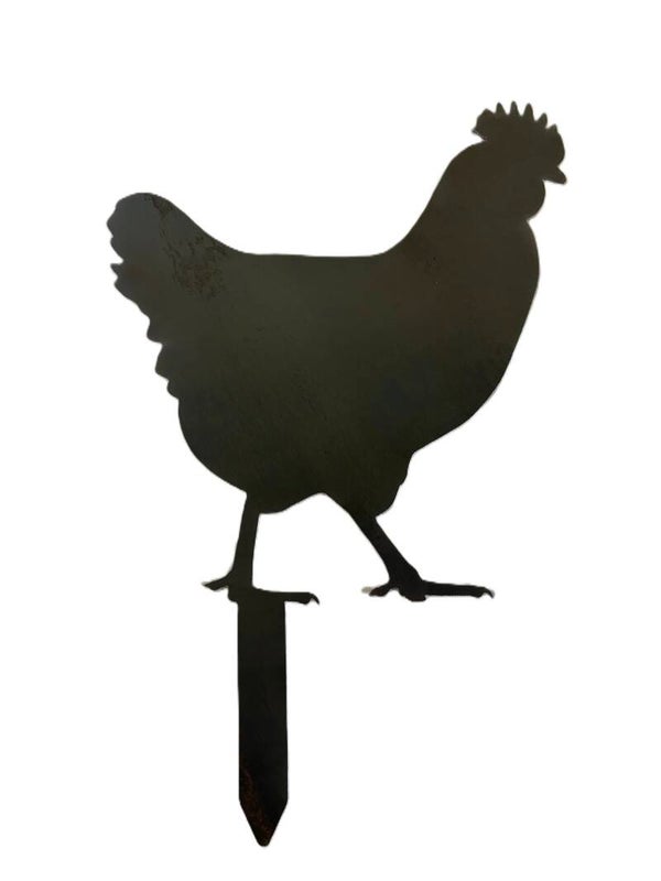 Chicken / Hen #5 Metal Yard Stake