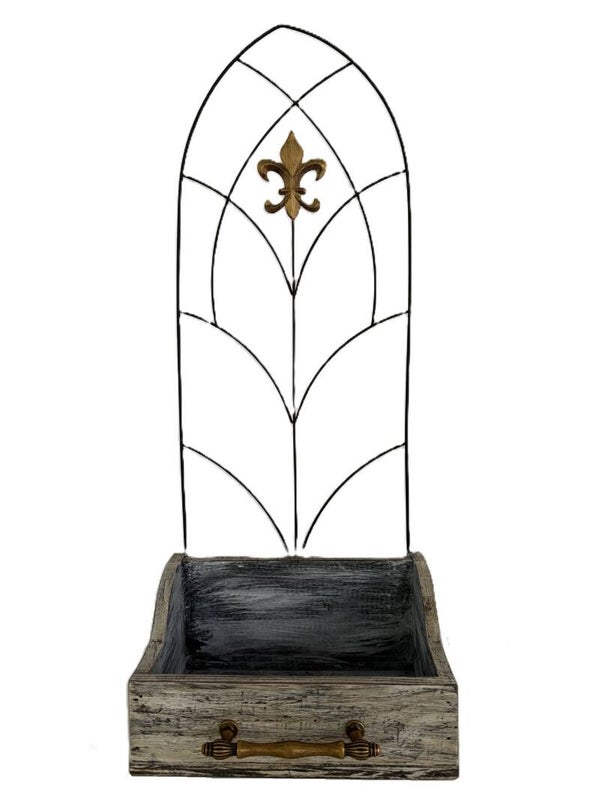 Fleur De Lis Window Box