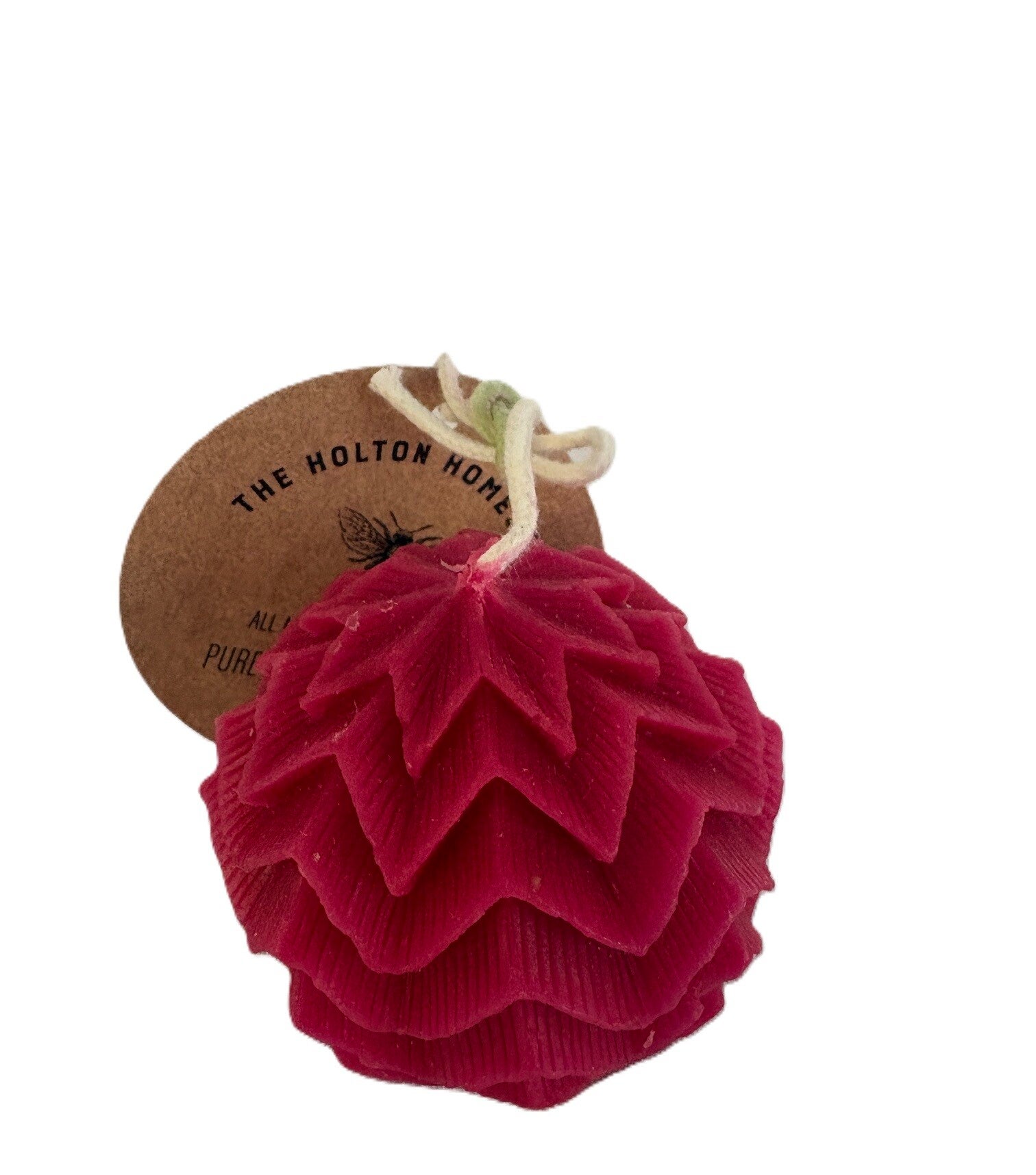 Starlight Beeswax Candle- Fuchia