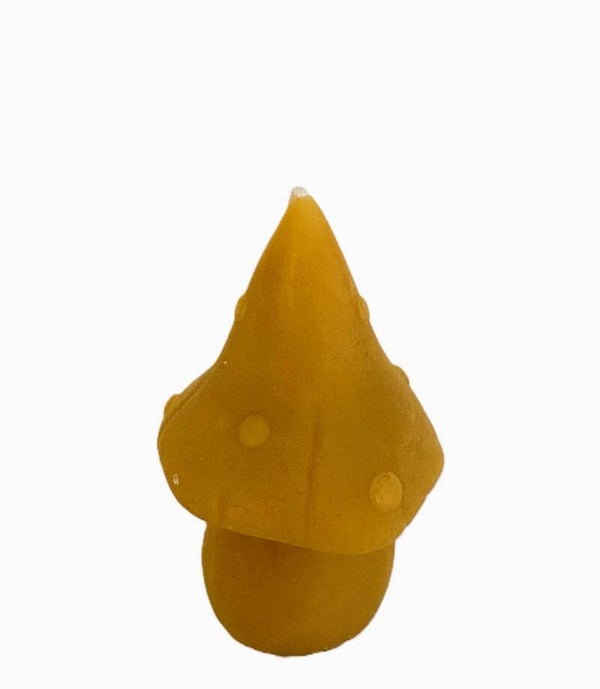 Mushroom Beeswax Candle (Large)