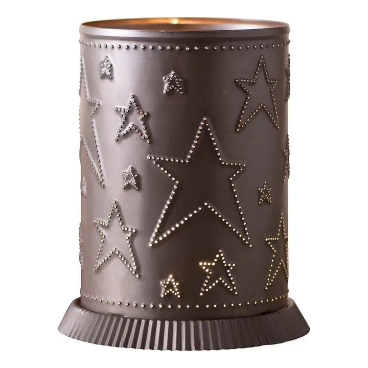 Candle Warmer Kettle Black with Country Star