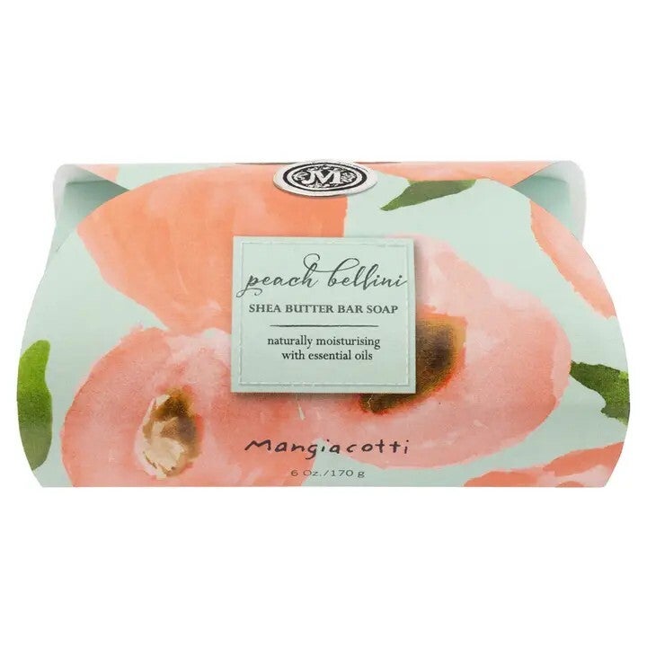 Mangiacotti Peach Bellini Shea Butter Soap