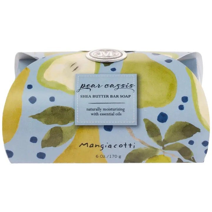 Mangiacotti Pear & Cassis Shea Butter Soap