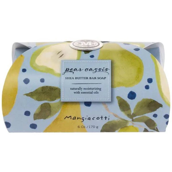 Mangiacotti Pear & Cassis Shea Butter Soap