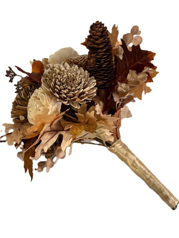 Nude Boho Dried Floral Bouquet