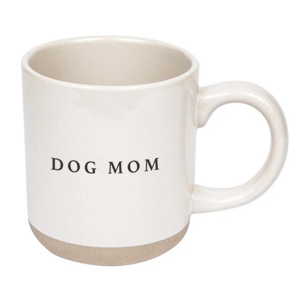 Dog Mom Stoneware Coffee Mug 14oz.