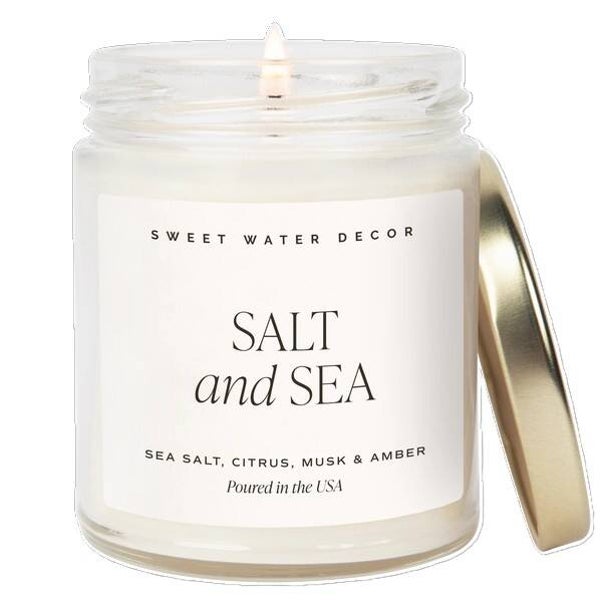 Salt and Sea Soy Candle 9oz.