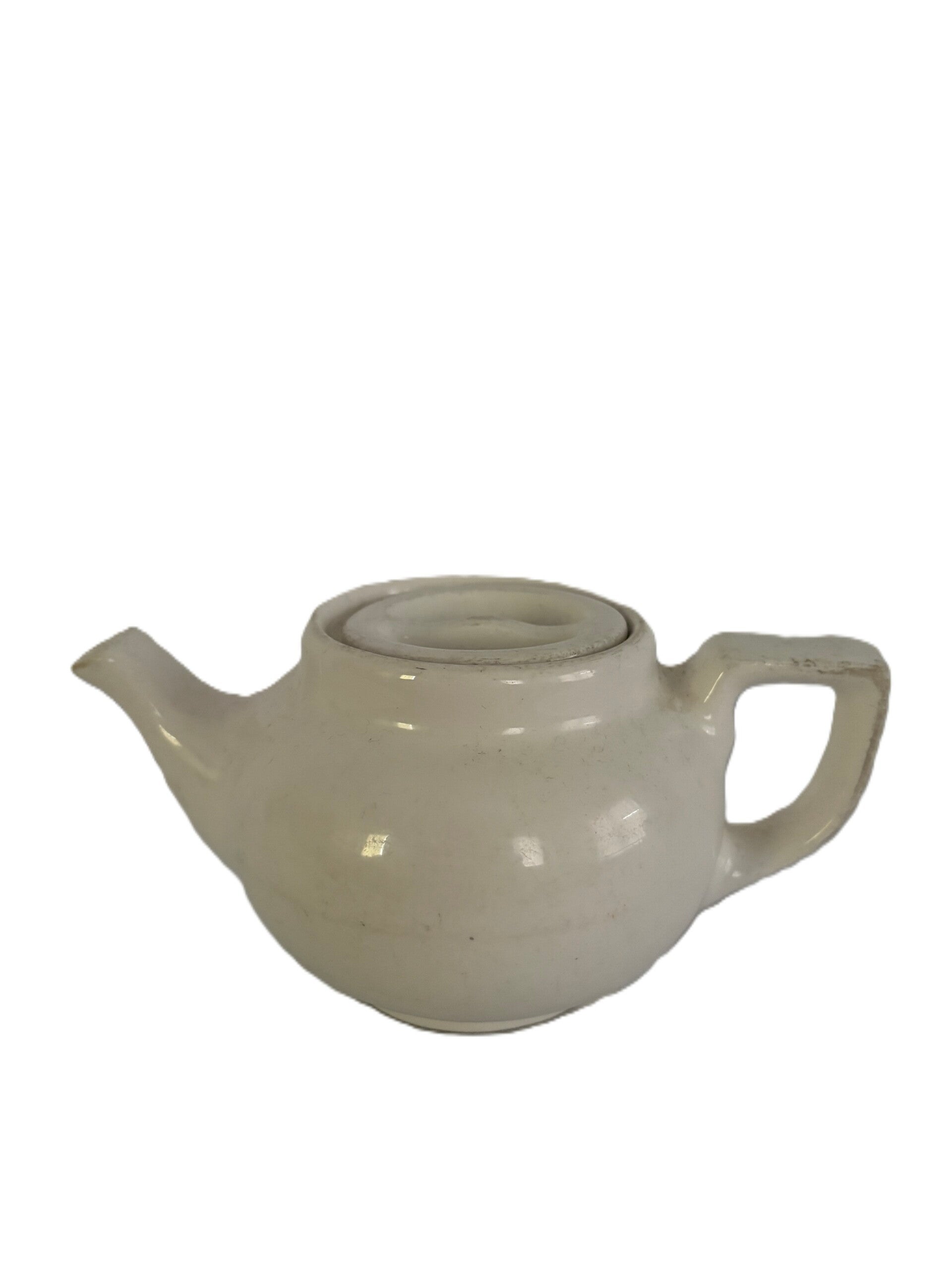 Vintage White Porcelain Hall Teapot