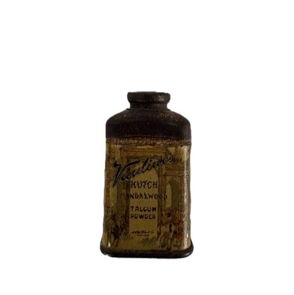 Vintage Miniature Copper Talcum Powder Can