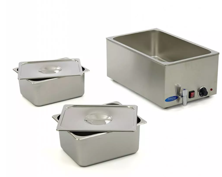 BAIN MARIE 2 BACS GN 1/2