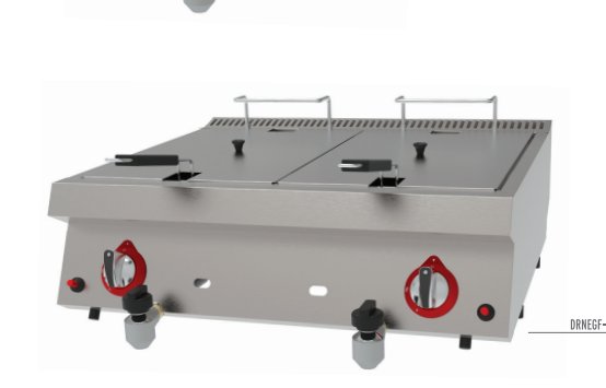 FRITEUSE GAZ 2X18 L  LPG ou NG