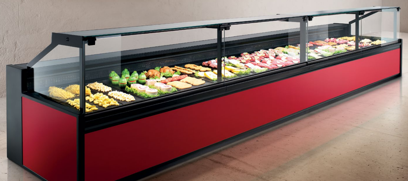 VITRINE  POUR BOUCHERIE SUR MESURE