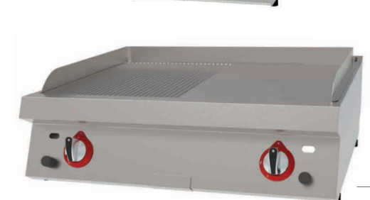 GRILL GAZ 1200X730X300 LISSE ou RAINURE ou MOITIE LISE RAINURE