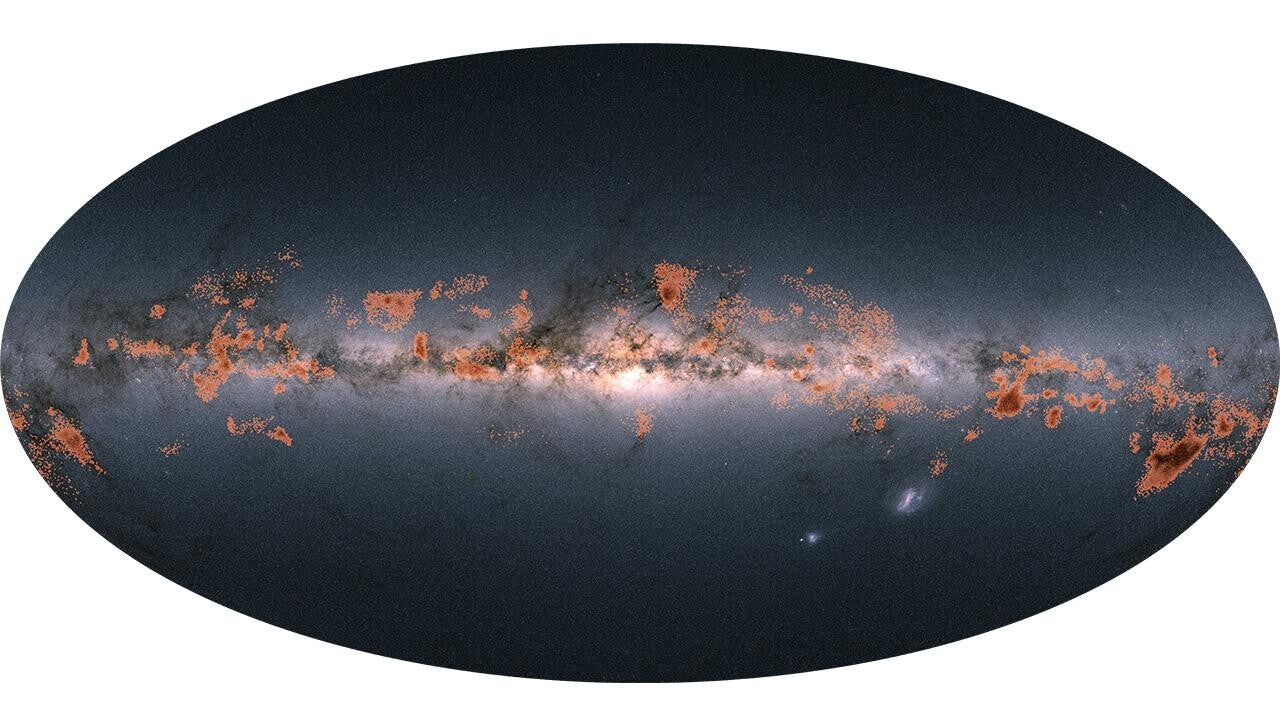 Map of the Milky Way based on observations from the Gaia mission