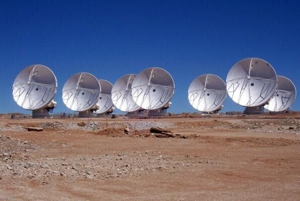 Radio telescopes that make up the Event Horizon Telescope collaboration.