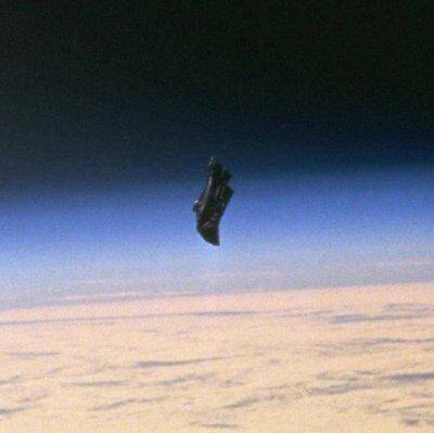 STS-88 thermal blanket often linked to Black Knight