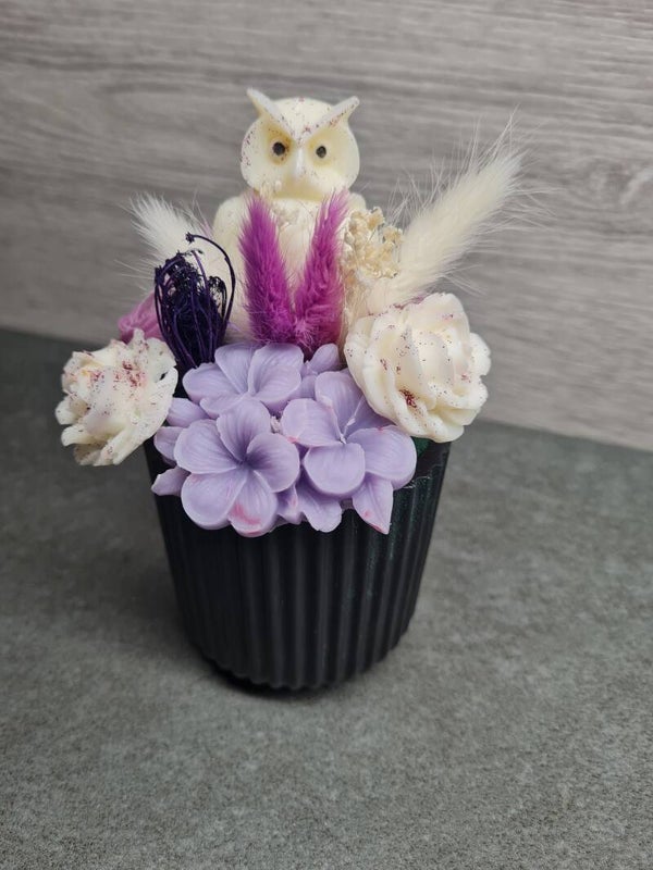 Blumengesteck lila/weiß