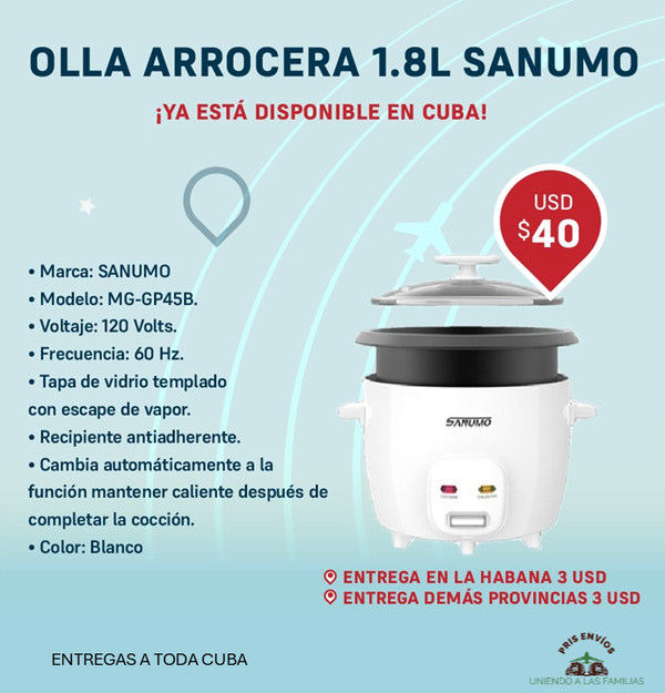 OLLA ARROCERA SANUMO 1.8L
