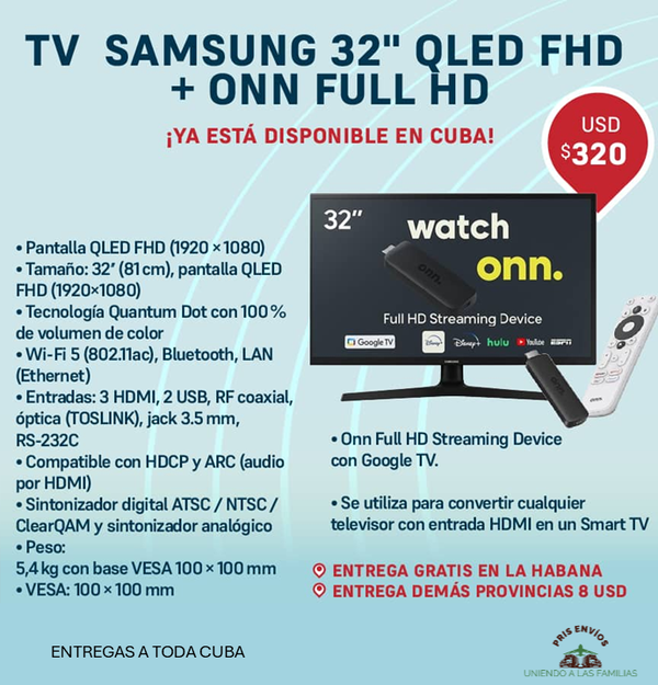 TV SAMSUNG 32"