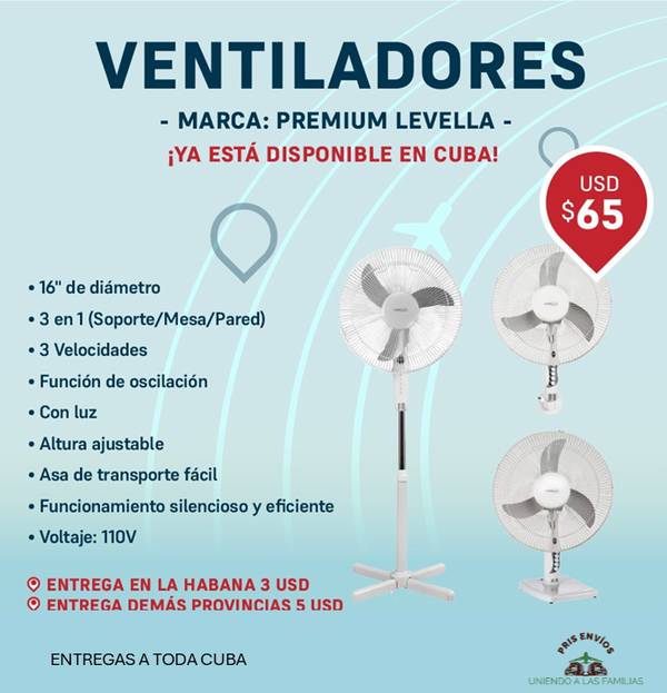 VENTILADOR 16" 3 EN 1
