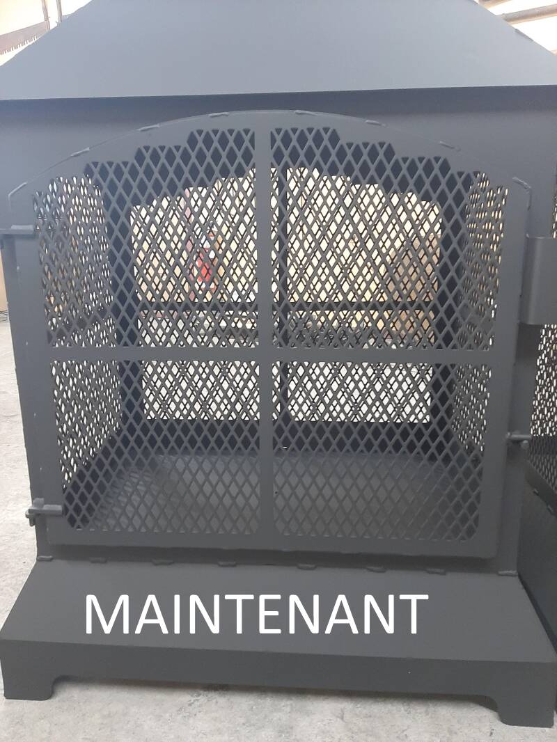 FOYER EXTÉRIEUR ACIER ROBUSTE