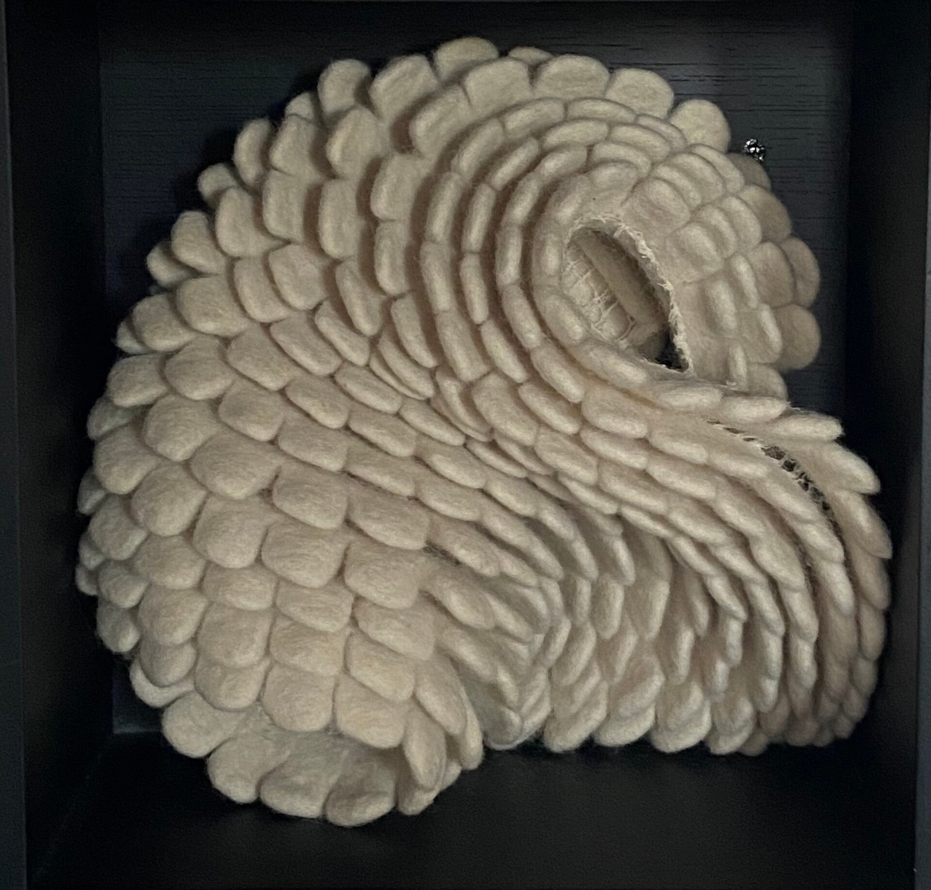 Driedimensionaal vilten werk