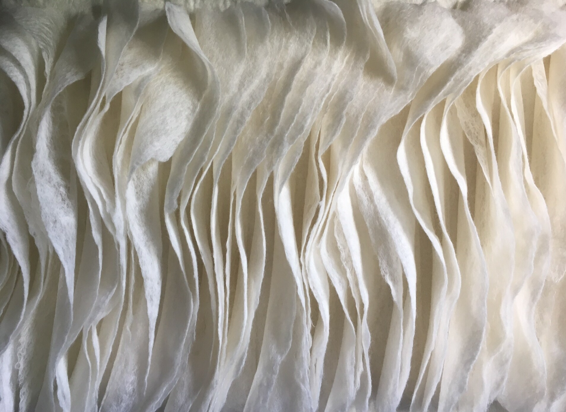 Handgemaakt vilten wandtapijt 