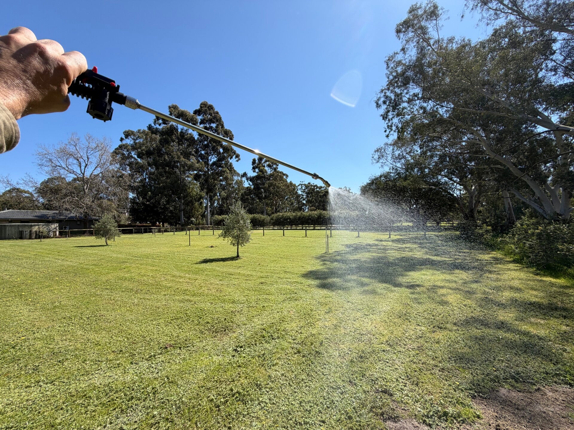 farm spraying weed killer