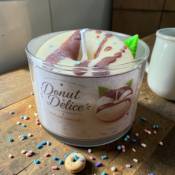 Bougie gourmande Donuts