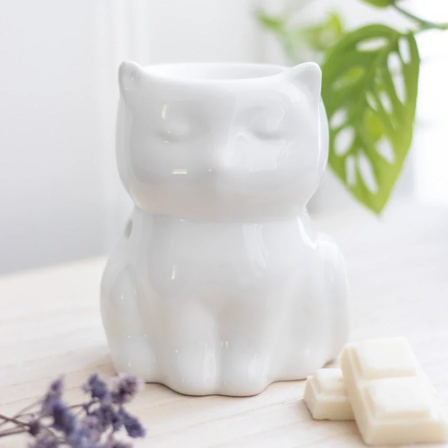 Brûle parfum Chat Blanc