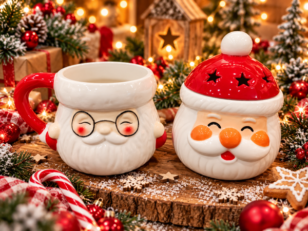 Brûle parfum ou tasse Père Noël