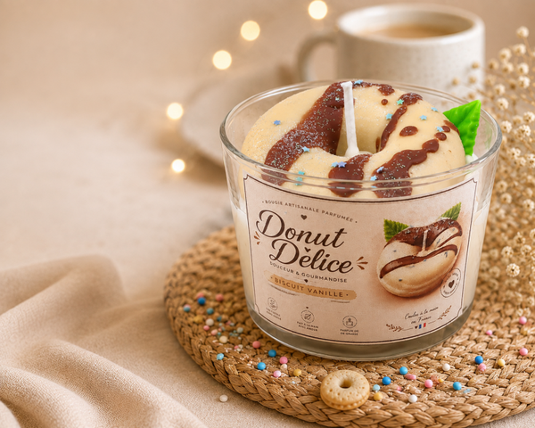 Bougie gourmande Donuts