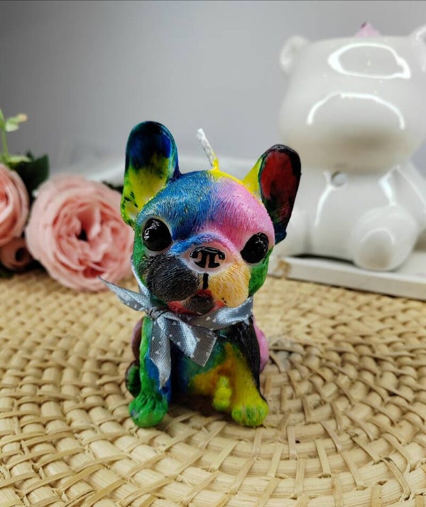 Bougie Bouledogue Picasso