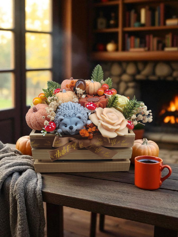 Bouquet hérisson Spiced Pumpkin