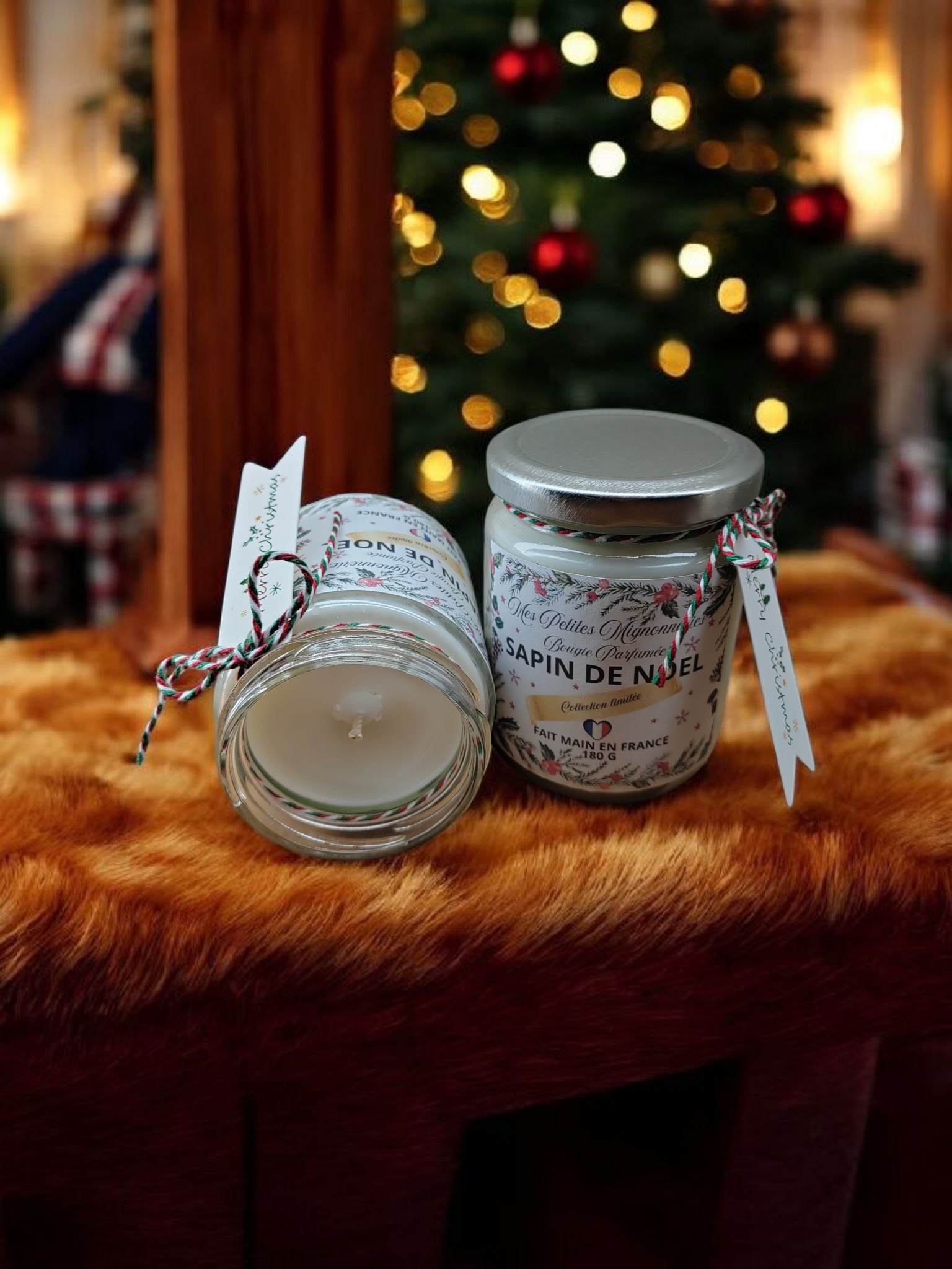 Bougie Sapin de Noël