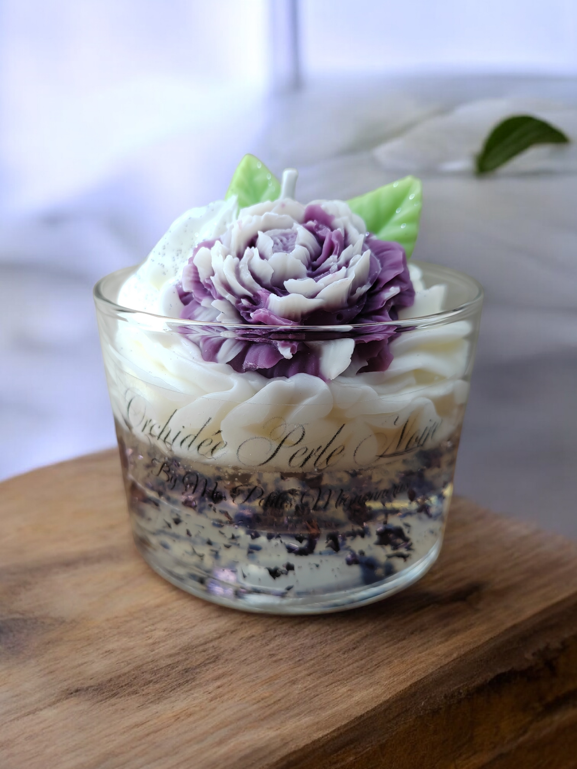 Bougie Orchidée Perle Noire