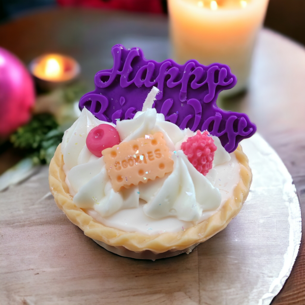 Bougie tartelette Muffin Myrtille