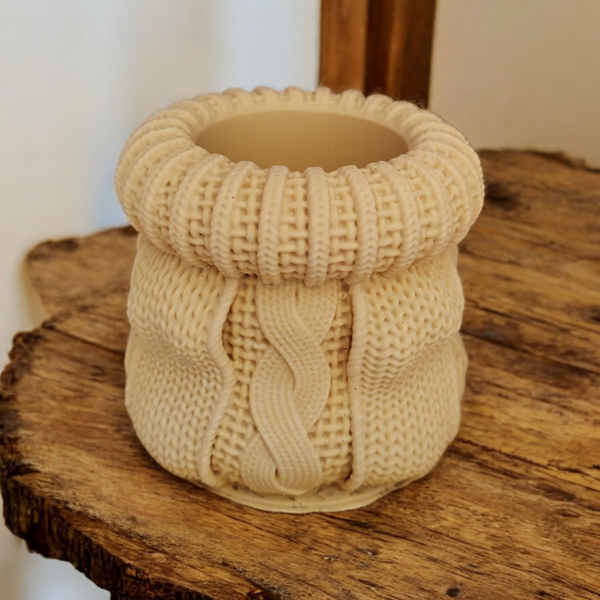 Photophore laine jaune oxyde