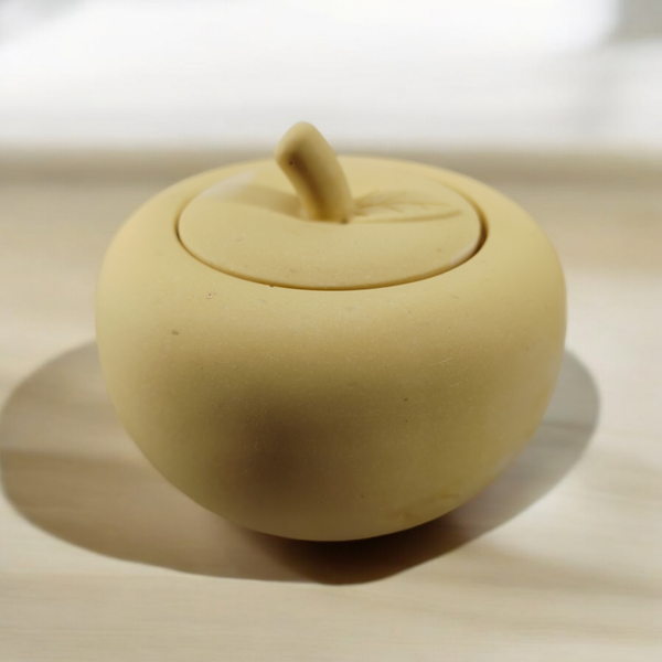 Photophore pomme jaune oxyde