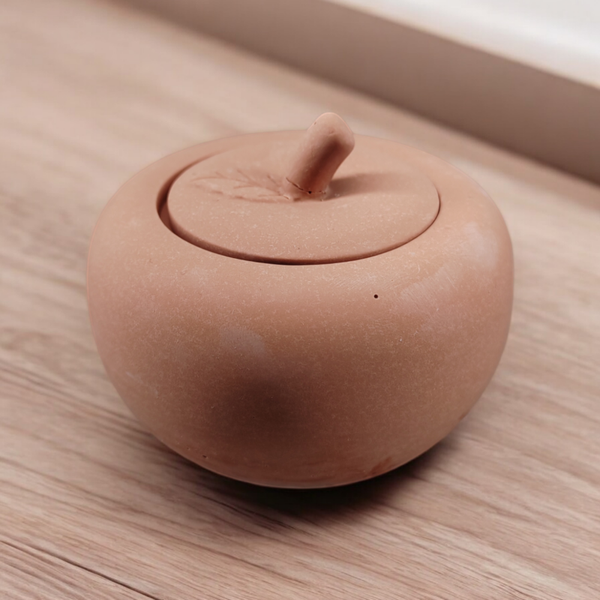 Photophore pomme terracotta